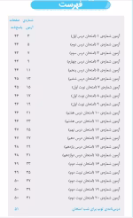 فهرست کتاب شب امتحان علوم پنجم شامل بخش های مختلف کتاب از انتشارات خیلی سبز